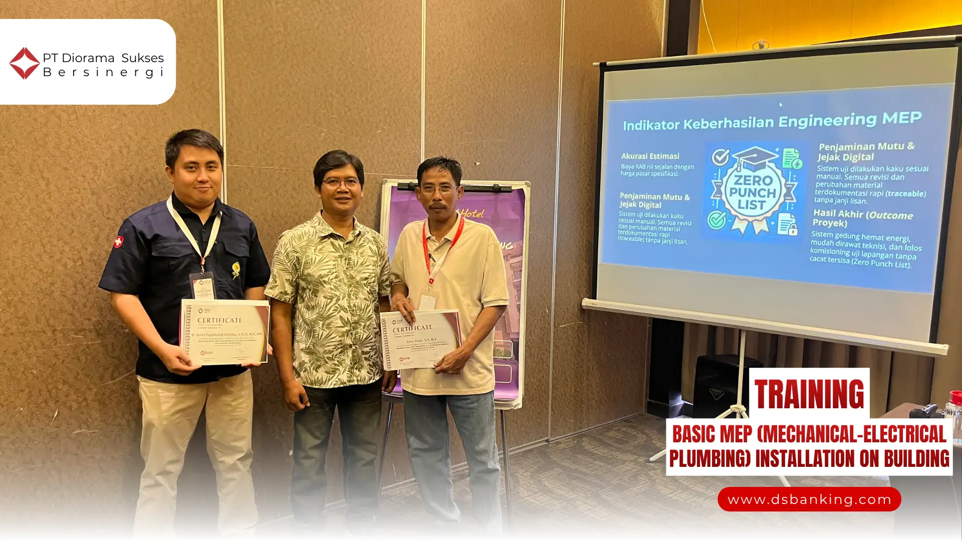 TRAINING MAINTENANCE BANGUNAN 